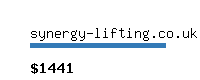 synergy-lifting.co.uk Website value calculator