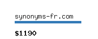 synonyms-fr.com Website value calculator