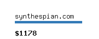 synthespian.com Website value calculator