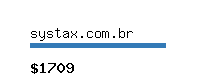 systax.com.br Website value calculator