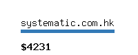 systematic.com.hk Website value calculator