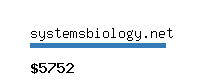 systemsbiology.net Website value calculator