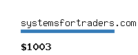 systemsfortraders.com Website value calculator