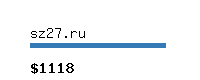 sz27.ru Website value calculator