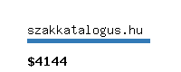 szakkatalogus.hu Website value calculator