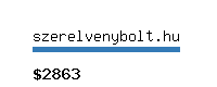 szerelvenybolt.hu Website value calculator