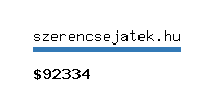 szerencsejatek.hu Website value calculator