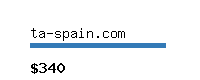 ta-spain.com Website value calculator