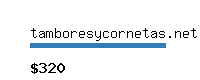 tamboresycornetas.net Website value calculator