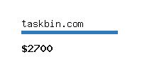 taskbin.com Website value calculator