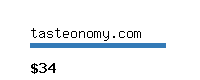 tasteonomy.com Website value calculator