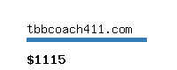 tbbcoach411.com Website value calculator