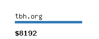 tbh.org Website value calculator