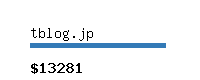 tblog.jp Website value calculator