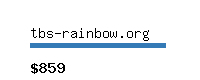 tbs-rainbow.org Website value calculator