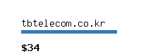 tbtelecom.co.kr Website value calculator