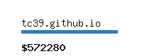 tc39.github.io Website value calculator