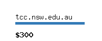 tcc.nsw.edu.au Website value calculator