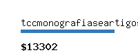 tccmonografiaseartigos.com.br Website value calculator