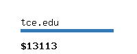 tce.edu Website value calculator