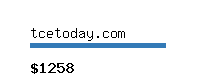 tcetoday.com Website value calculator