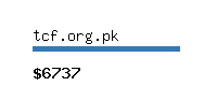 tcf.org.pk Website value calculator