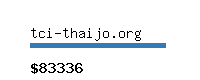 tci-thaijo.org Website value calculator