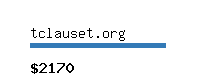 tclauset.org Website value calculator