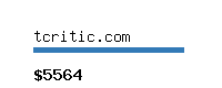 tcritic.com Website value calculator