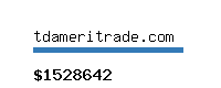 tdameritrade.com Website value calculator