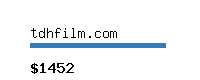 tdhfilm.com Website value calculator