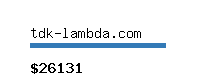 tdk-lambda.com Website value calculator