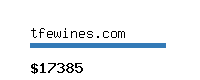 tfewines.com Website value calculator