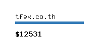 tfex.co.th Website value calculator