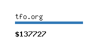 tfo.org Website value calculator