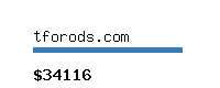 tforods.com Website value calculator