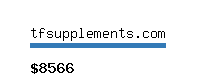 tfsupplements.com Website value calculator