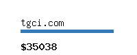 tgci.com Website value calculator