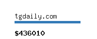 tgdaily.com Website value calculator