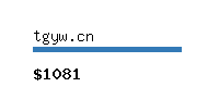 tgyw.cn Website value calculator