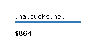 thatsucks.net Website value calculator