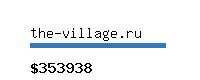 the-village.ru Website value calculator