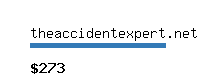 theaccidentexpert.net Website value calculator