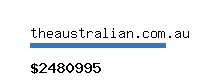 theaustralian.com.au Website value calculator