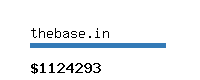 thebase.in Website value calculator