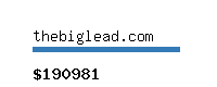 thebiglead.com Website value calculator