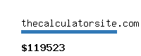 thecalculatorsite.com Website value calculator