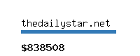 thedailystar.net Website value calculator