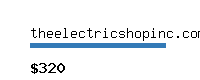 theelectricshopinc.com Website value calculator