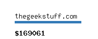 thegeekstuff.com Website value calculator